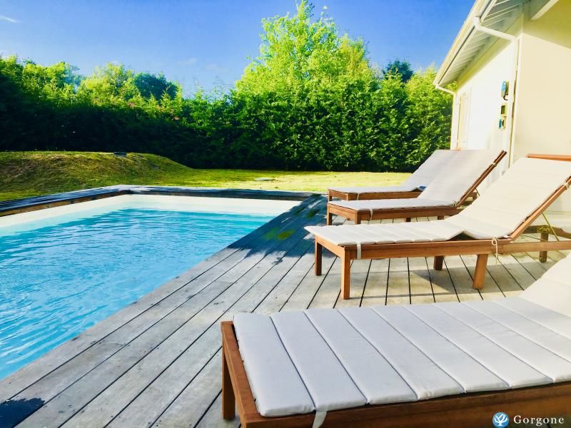 Photo n°7 de :Landaise avec piscine chauffe ET JACUZZI internet prs PLAGE ET LAC  wifi  