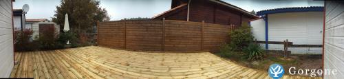 Terrasse arrire.