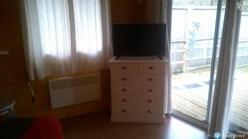 Photo n°4 de : Chalet 5 personnes avec balno et piscine extrieure chauffe prs de Mimizan Plage          